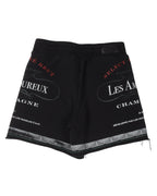 Champagne Print Shorts