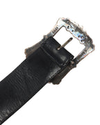 Filigree Square Buckle Belt