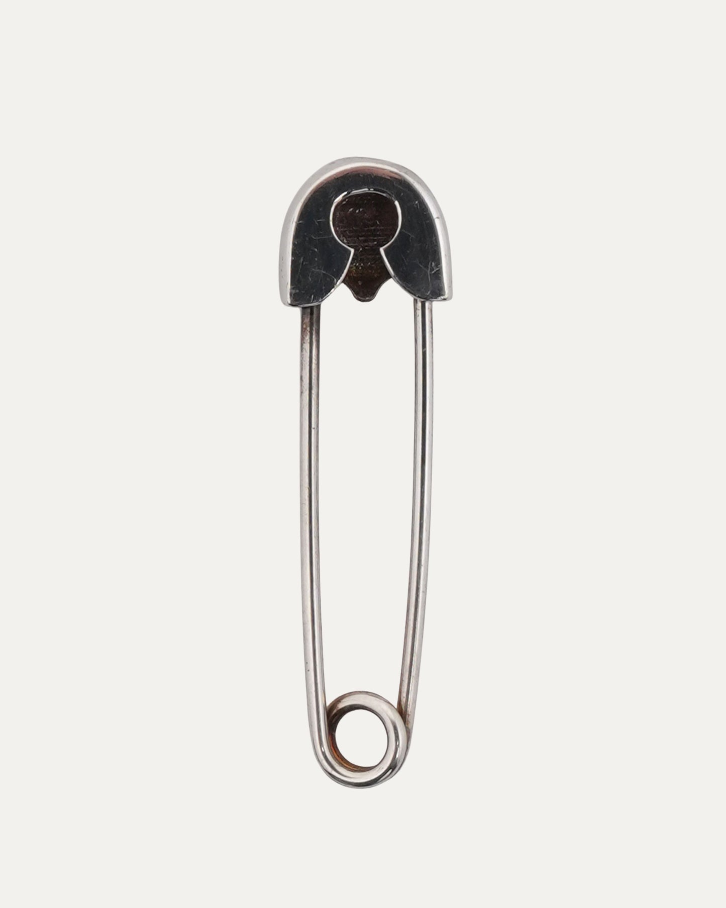 Engraved Silver Safety Pin
