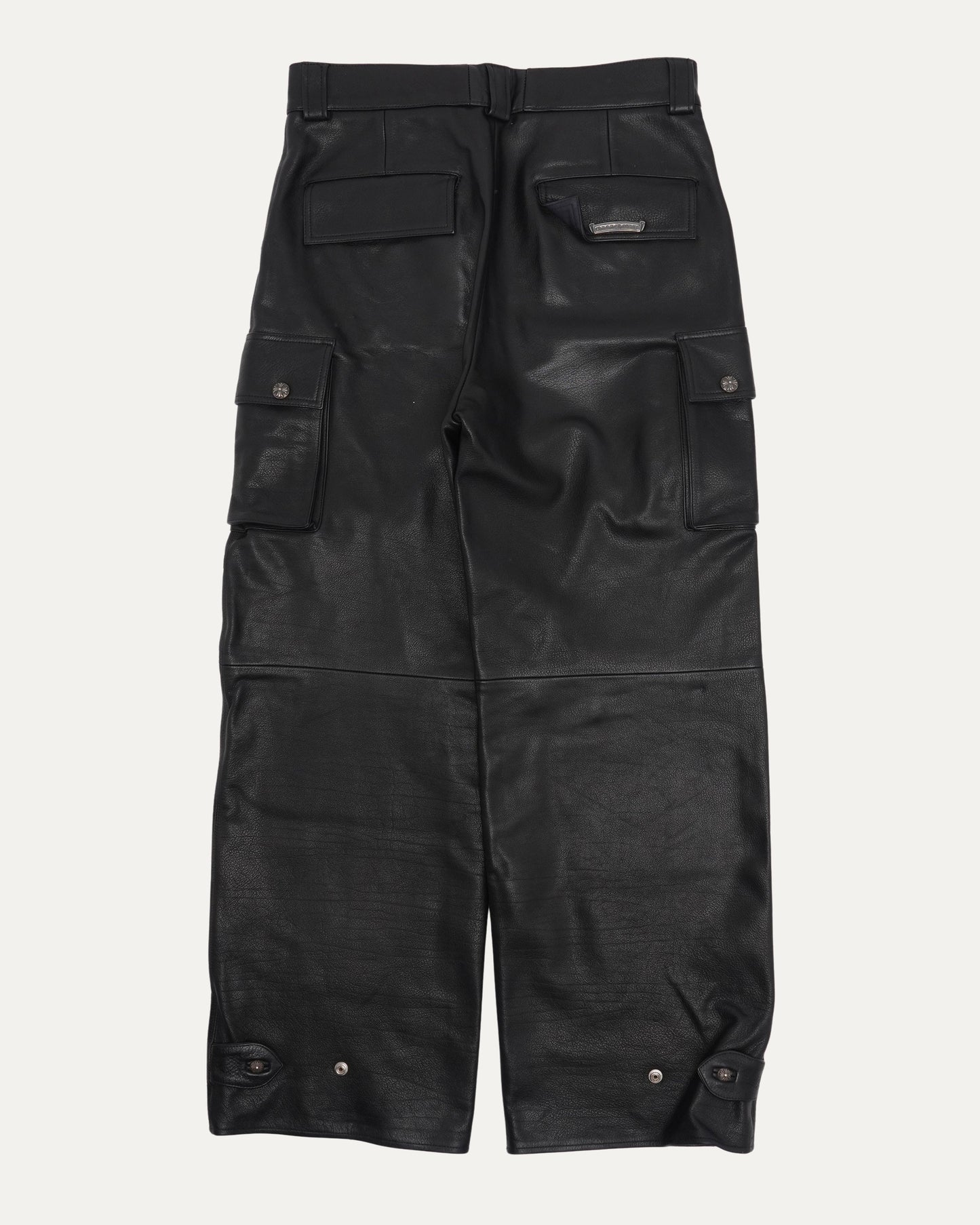 Leather Cargo Pants