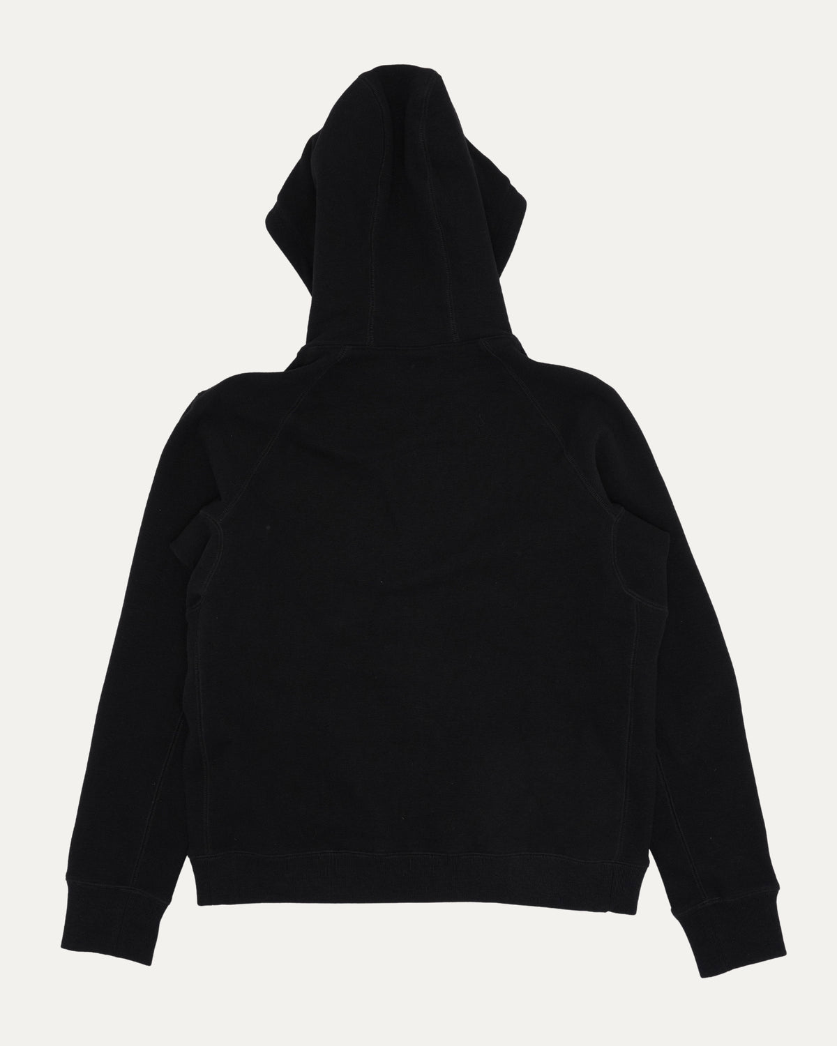 Plus Cross Patch Embroidered Vertical Logo Zip Up Hoodie