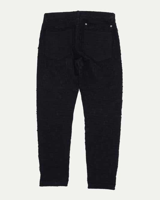 Boro Repair Zipper Jeans