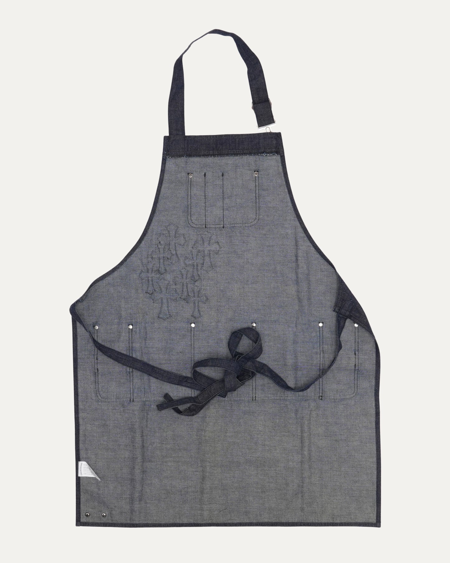 Cross Patch Denim Apron