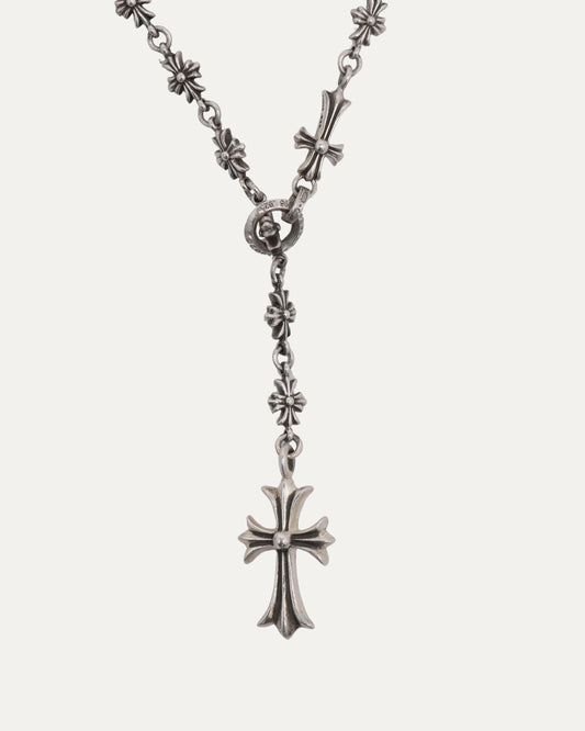 Tiny E Choke Chain Necklace