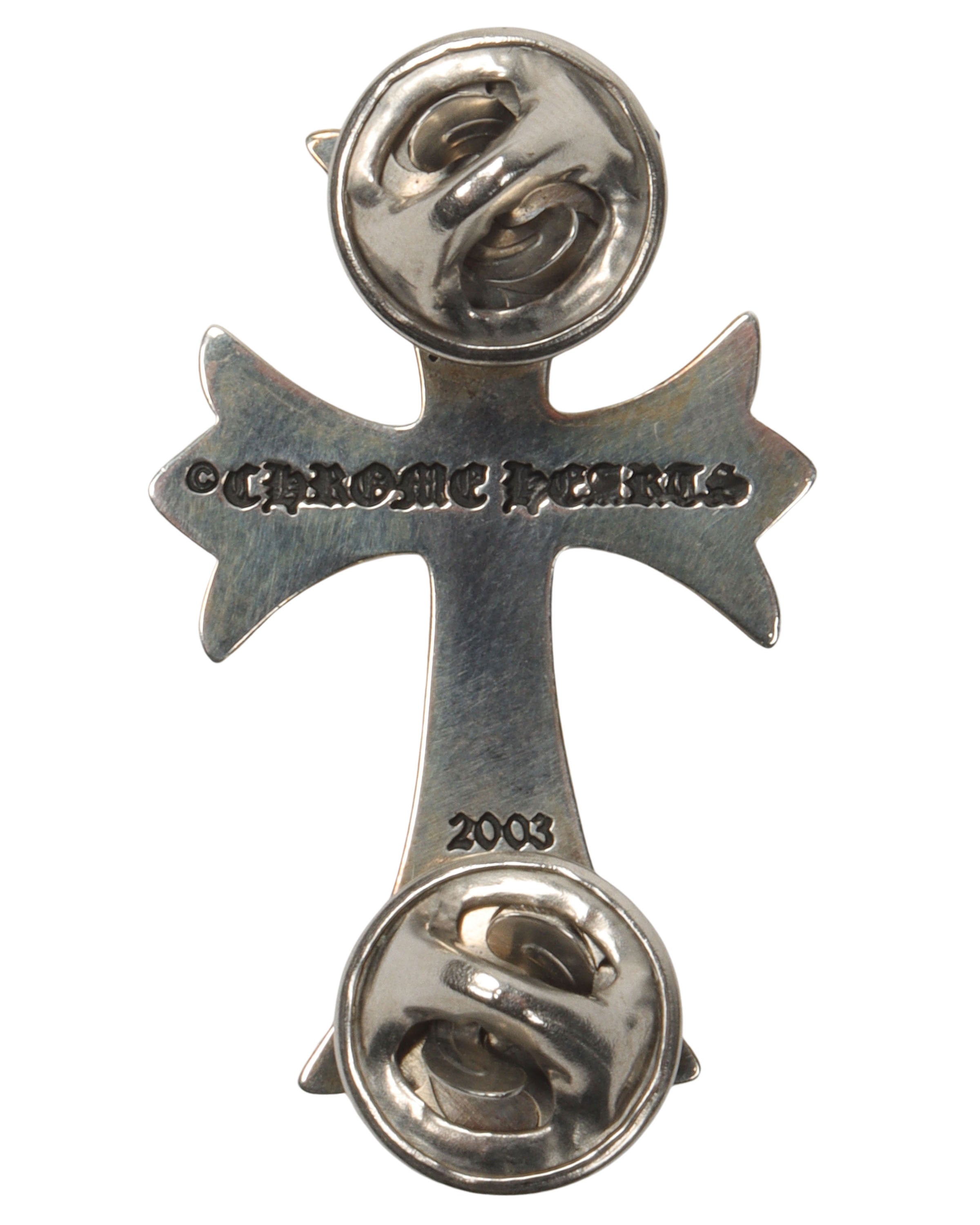 Silver Cross Pin