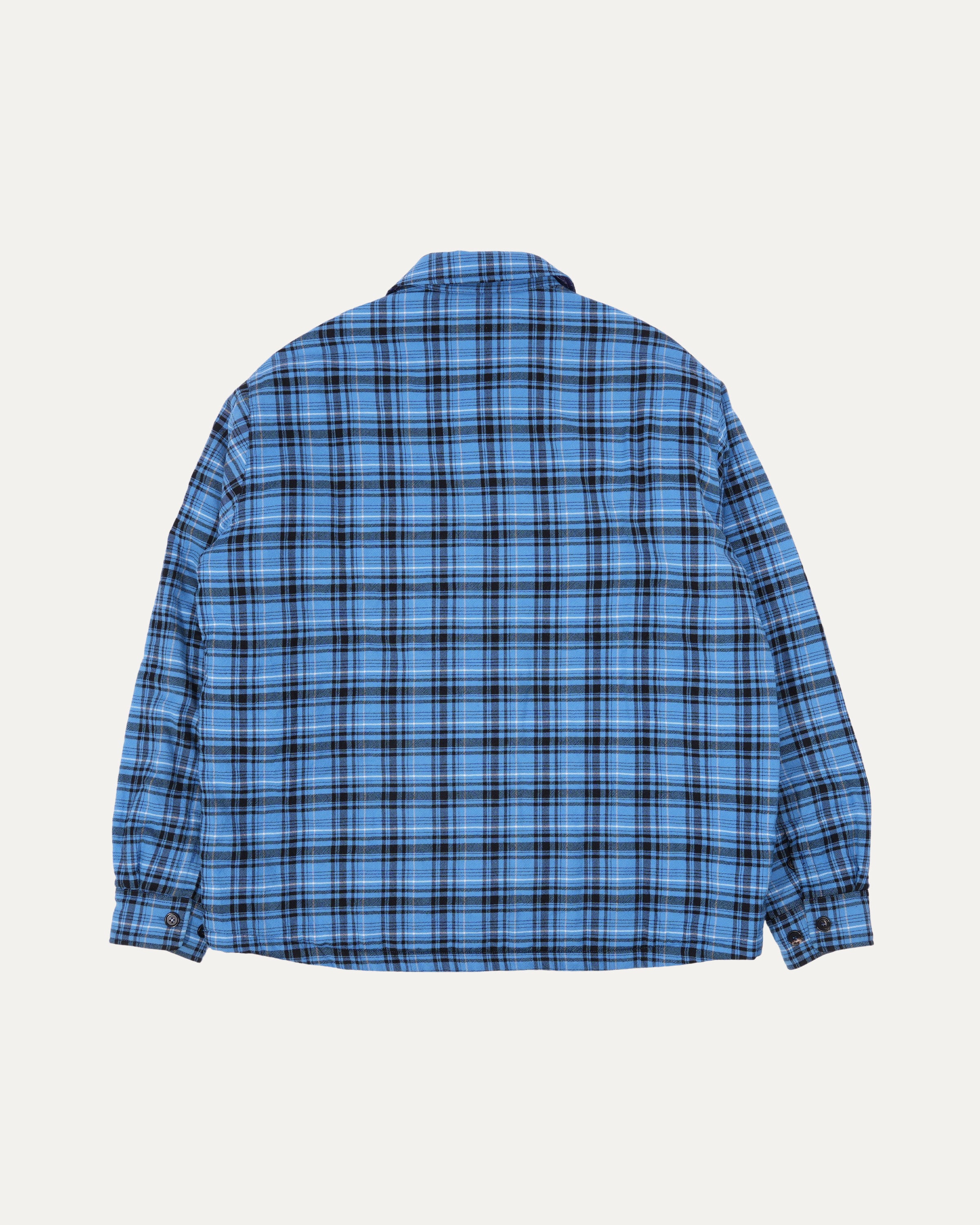 Plaid Padded Flannel Shirt Jacket