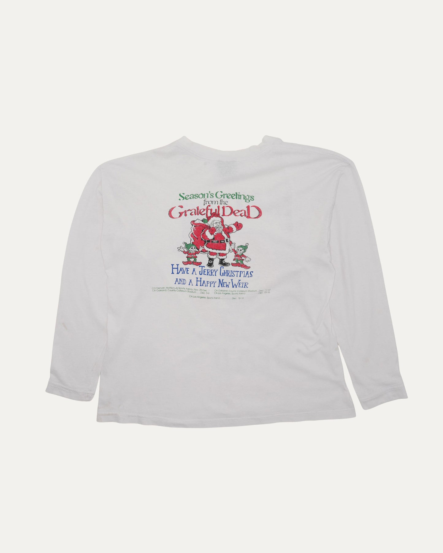 Grateful Dead 'It's Worth the Trip' Christmas 1994 T-Shirt