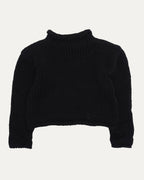 Children's Cross Patch Roll Neck Sweater