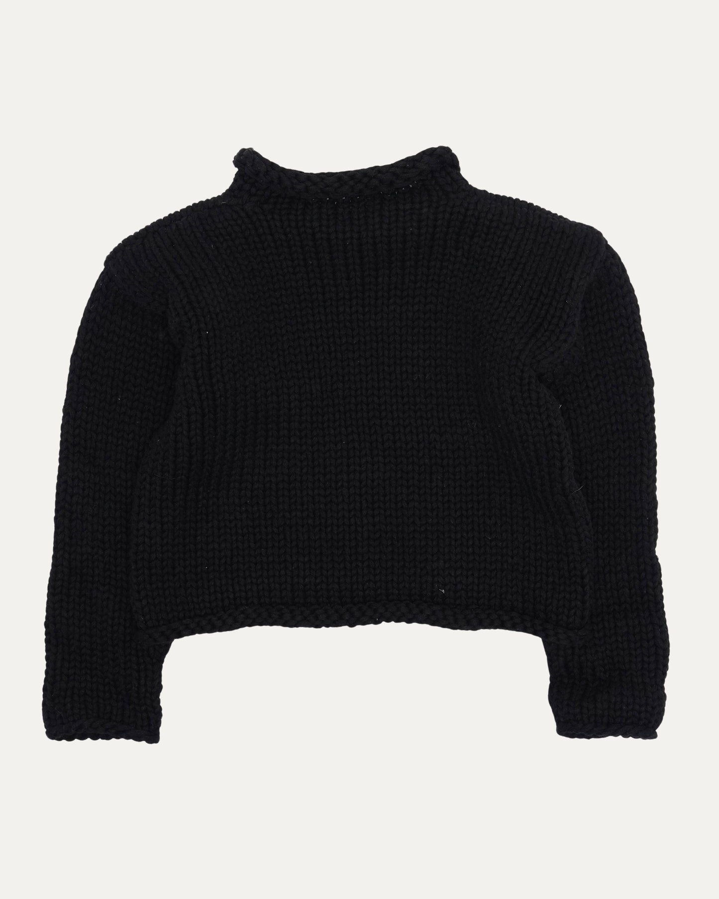 Children's Cross Patch Roll Neck Sweater