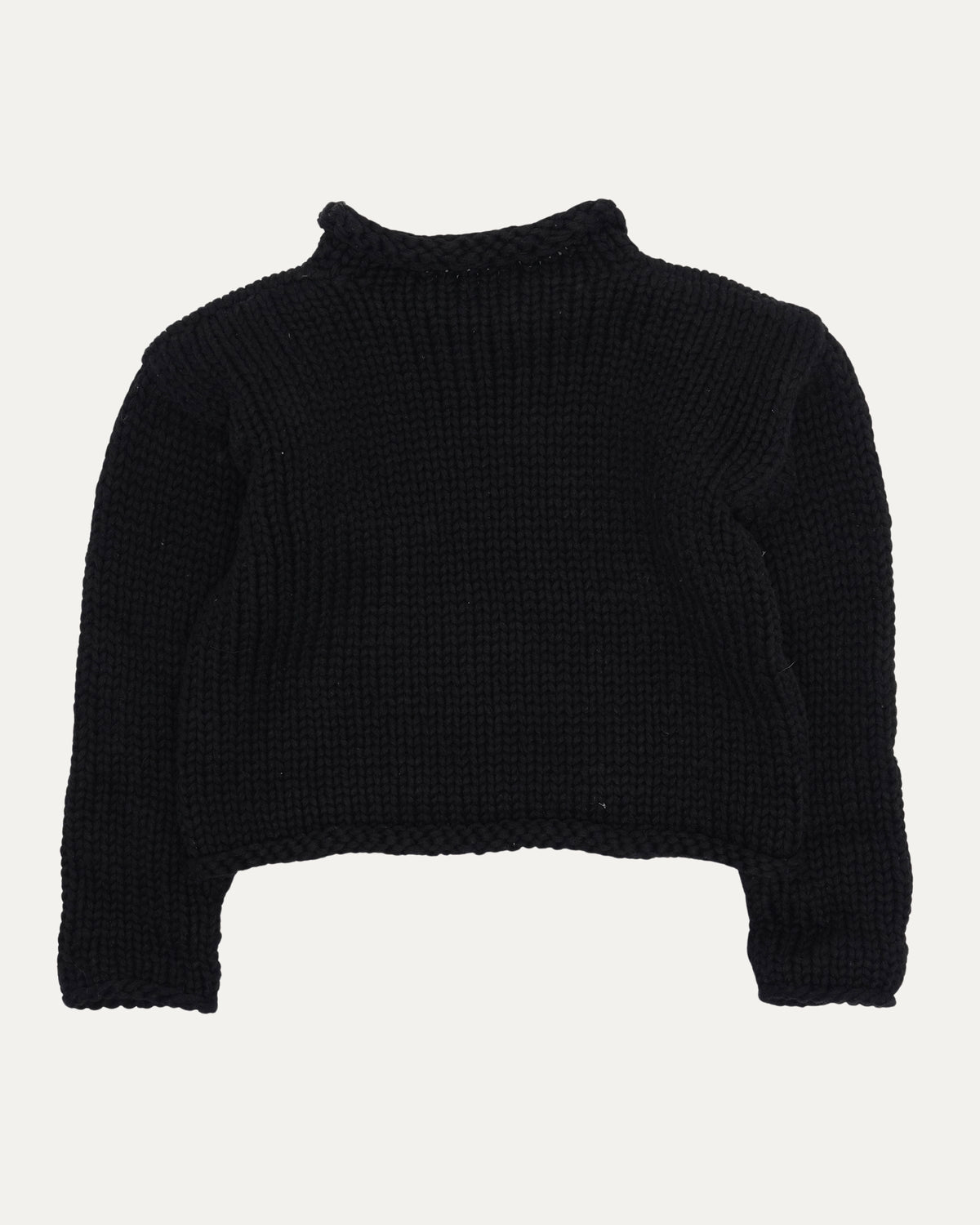 Children's Cross Patch Roll Neck Sweater