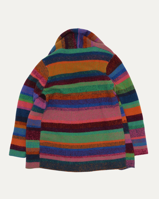 Cashmere Striped Cardigan