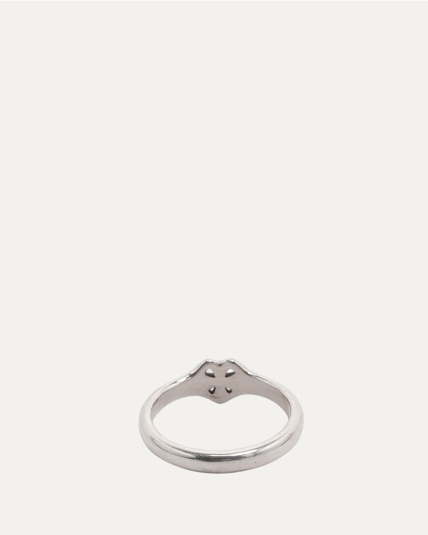 Plus Cross Heart Cutout Ring