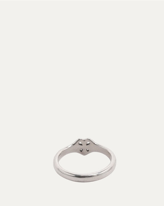 Plus Cross Heart Cutout Ring