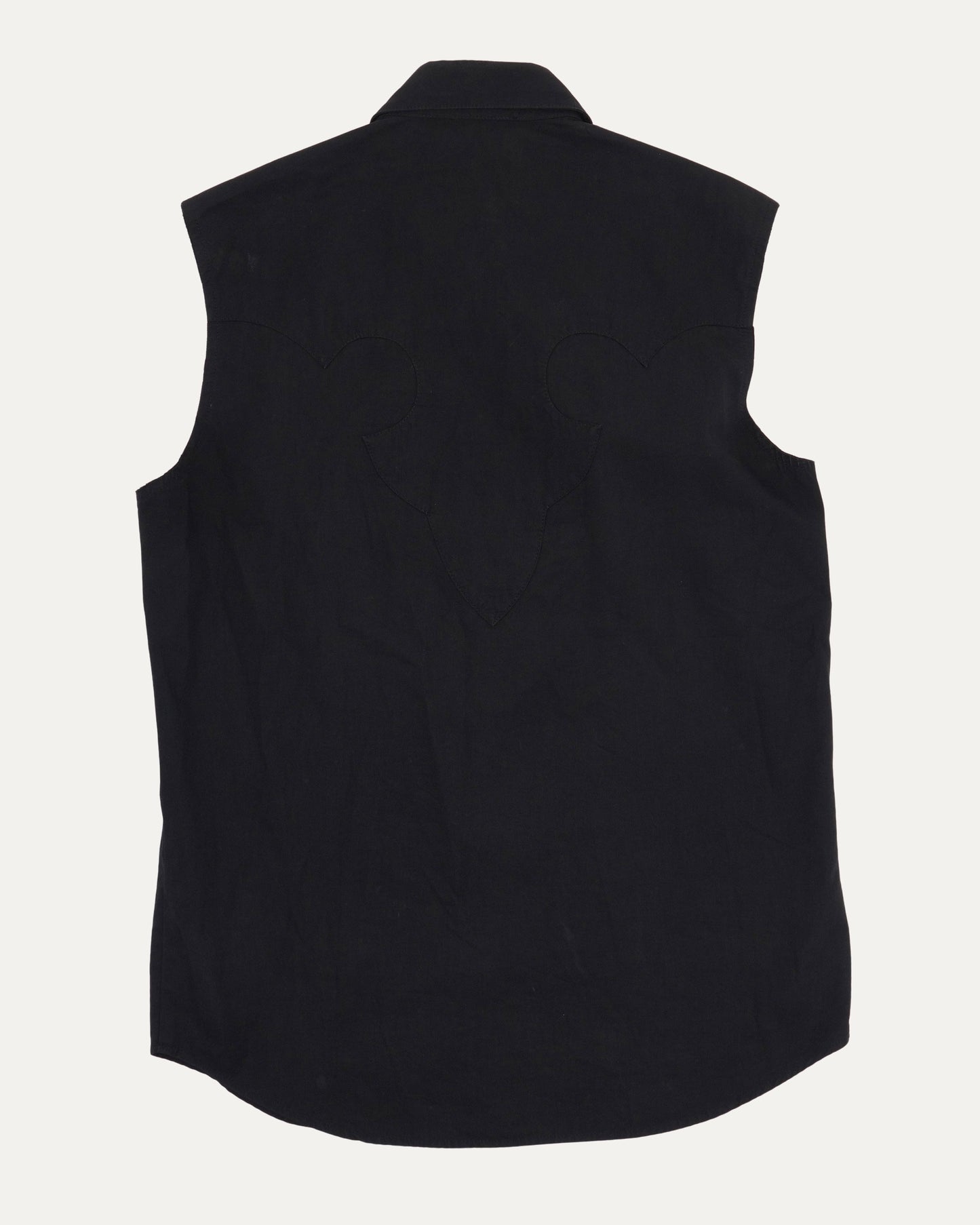 Vintage Cross Patch Sleeveless Shirt