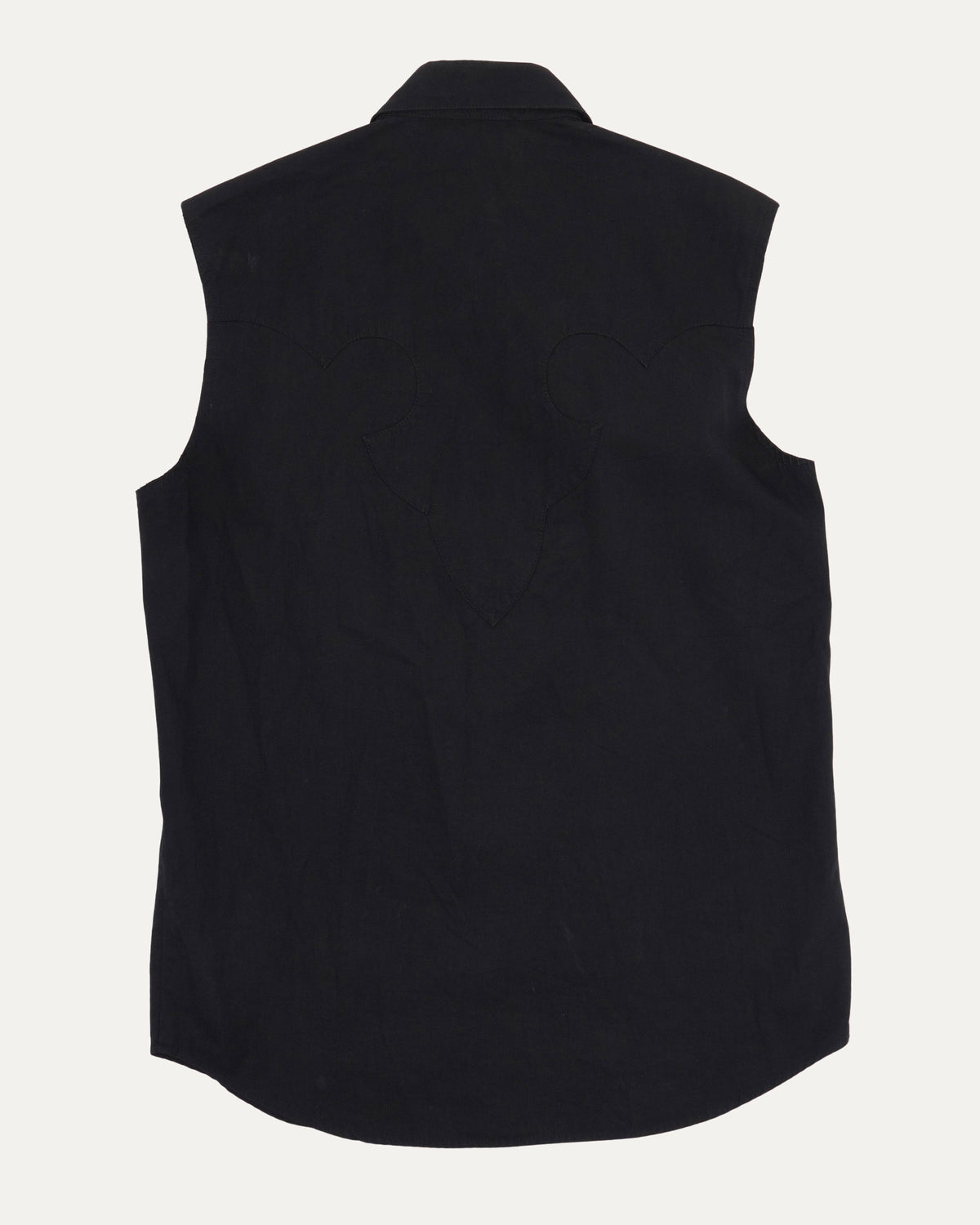 Vintage Cross Patch Sleeveless Shirt