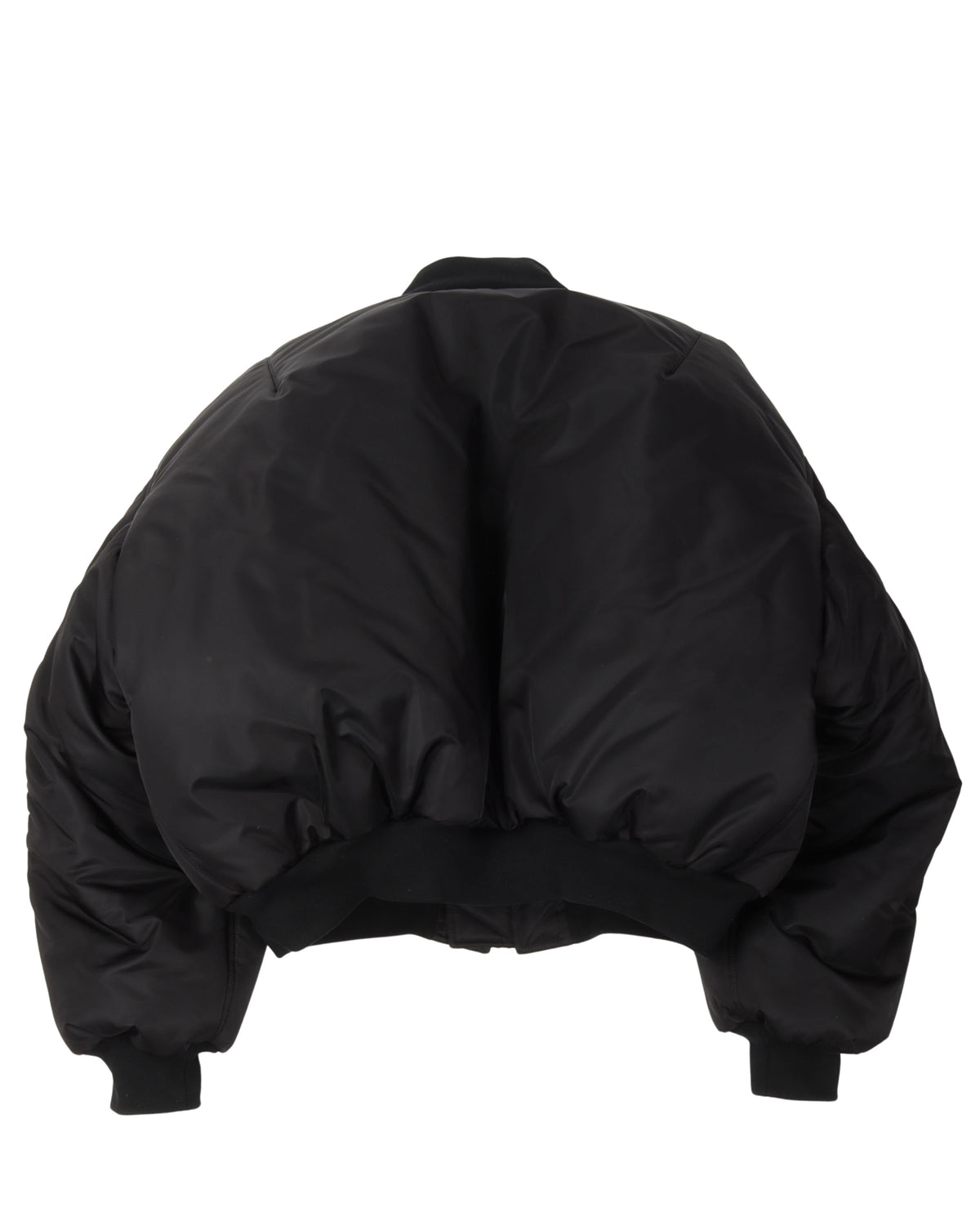 Padded Nylon Bomber Jacket