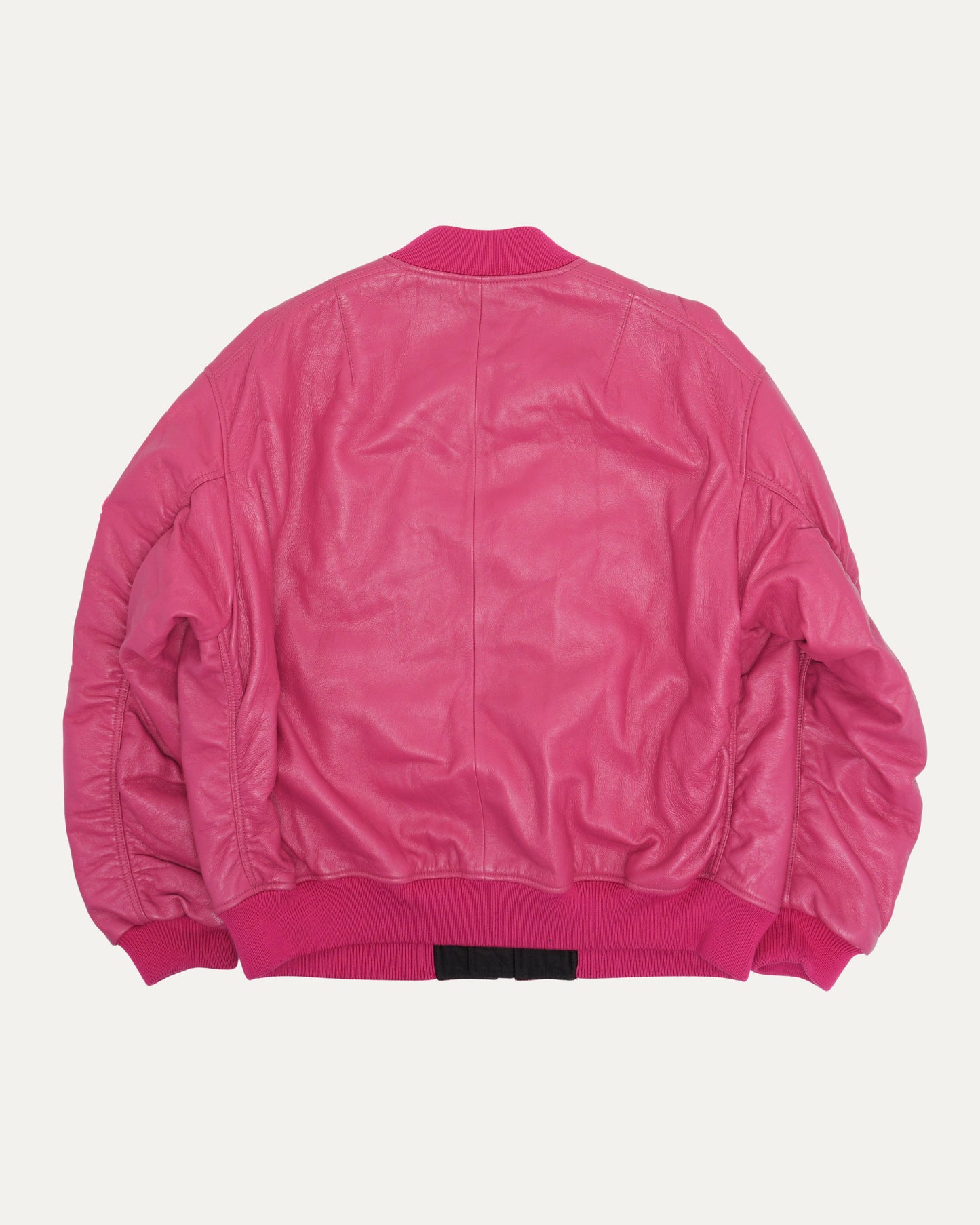 Oversized Pouch-Detail Bomber Jacket