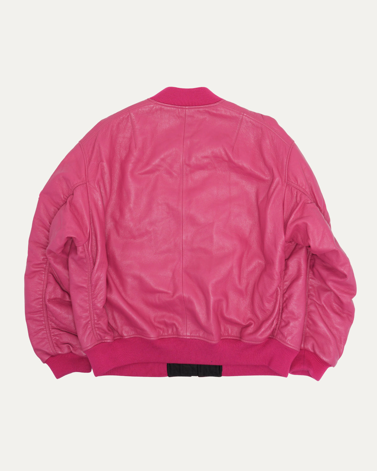 Oversized Pouch-Detail Bomber Jacket