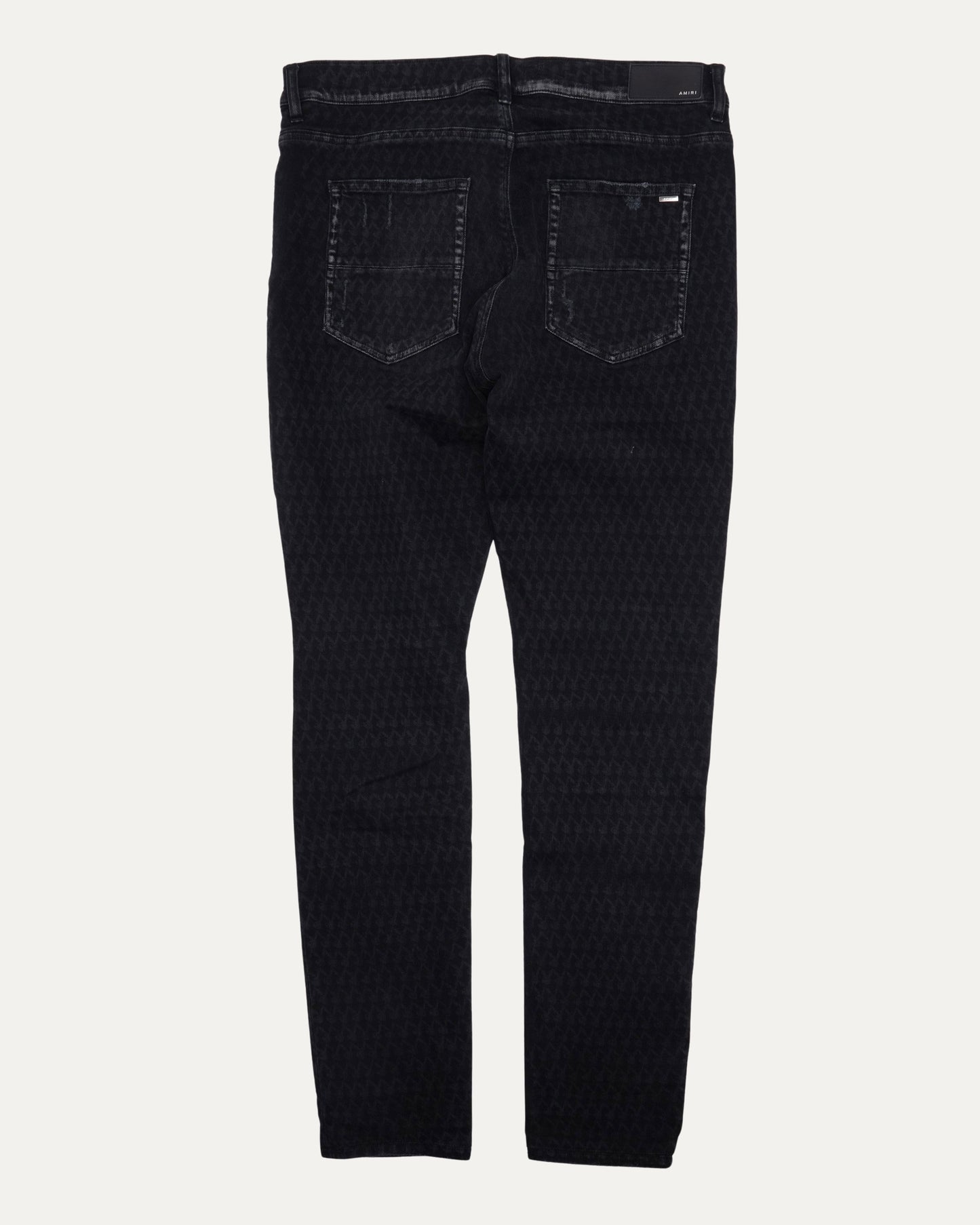 Distressed Playboy Monogram MX1 Jeans