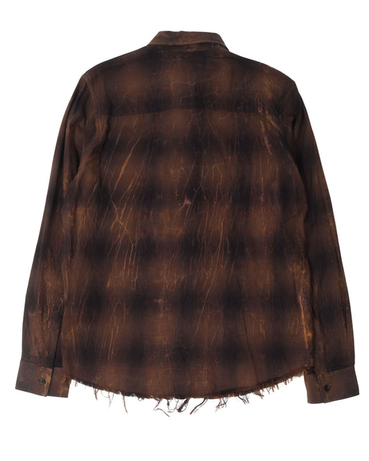 Bleached Flannel Shirt