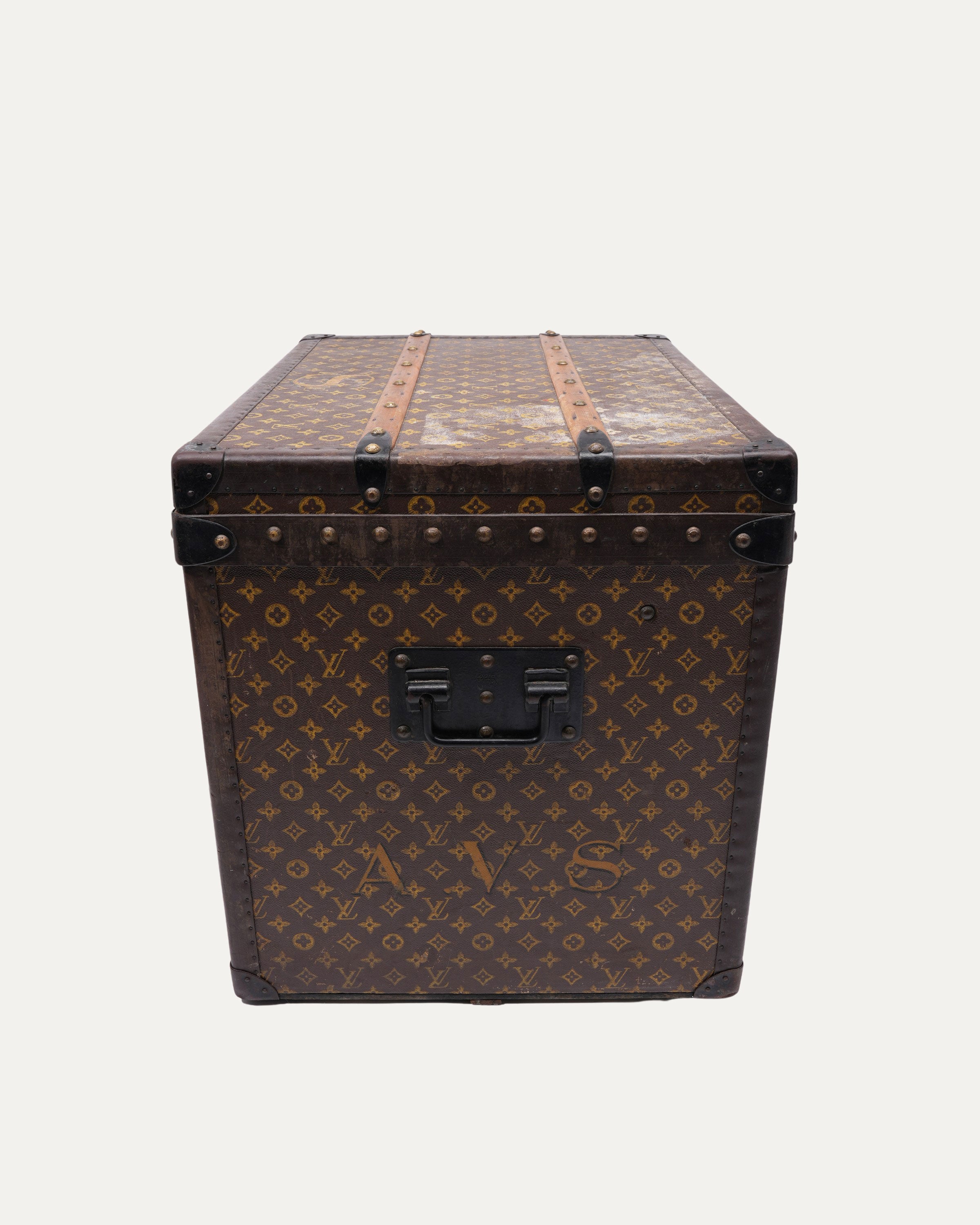 1920's Monogram Large Stencil Trunk