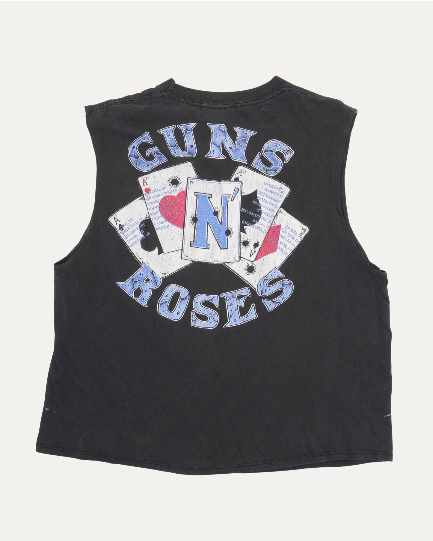 Guns N' Roses Use Your Illusion 1991 Tour Cut-Off T-Shirt