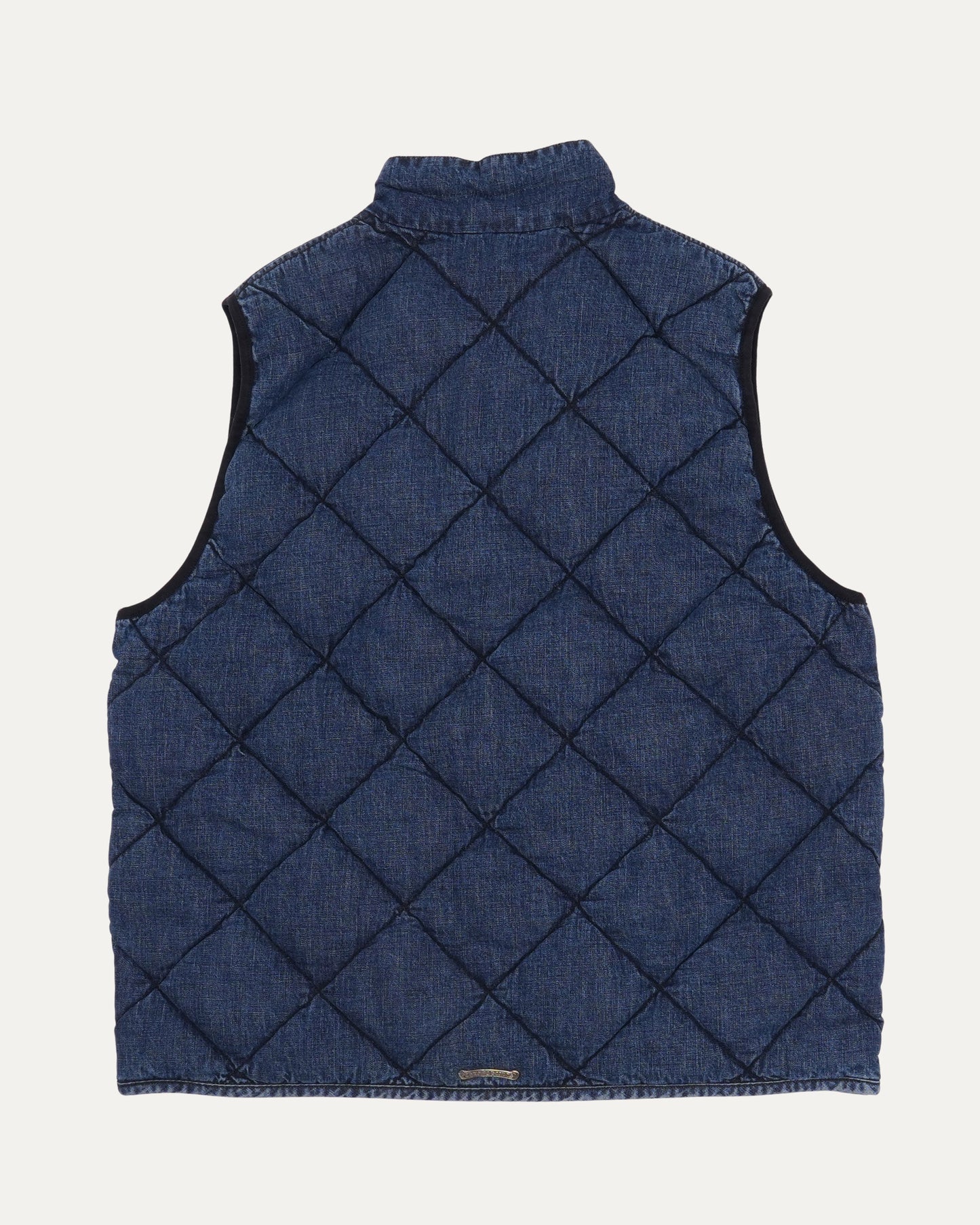 Teenage Kicks Quilted Denim Vest