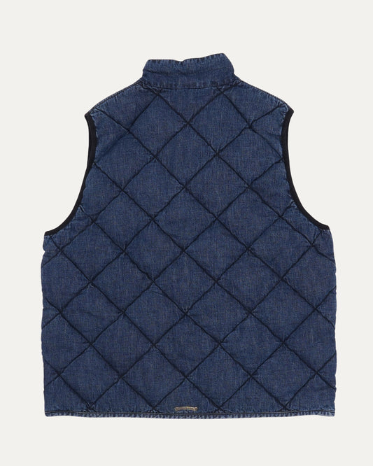 Teenage Kicks Quilted Denim Vest