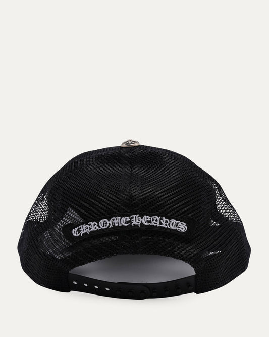 Camouflage Cemetery Cross Patch Trucker Hat