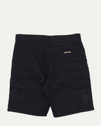 Nylon and Leather Double Knee Shorts