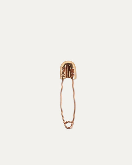 22k Gold and Diamond Safety Pin
