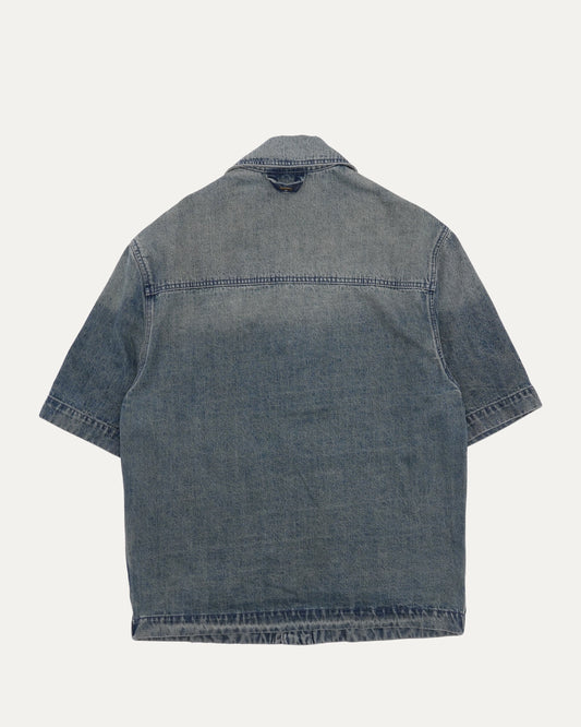 Denim Monogram Workwear Shirt