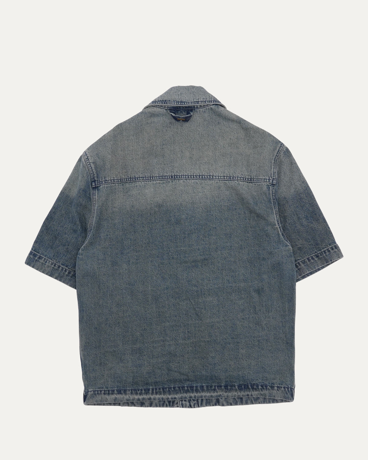 Denim Monogram Workwear Shirt