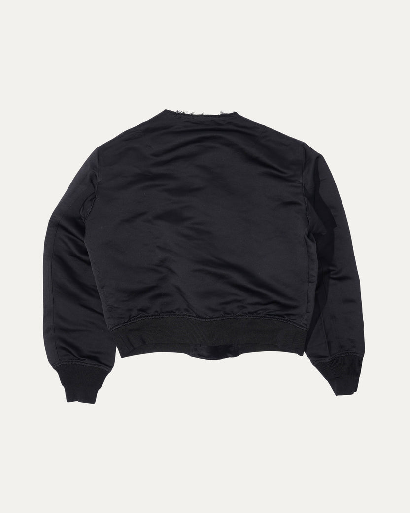 Frayed Edge Bomber Jacket