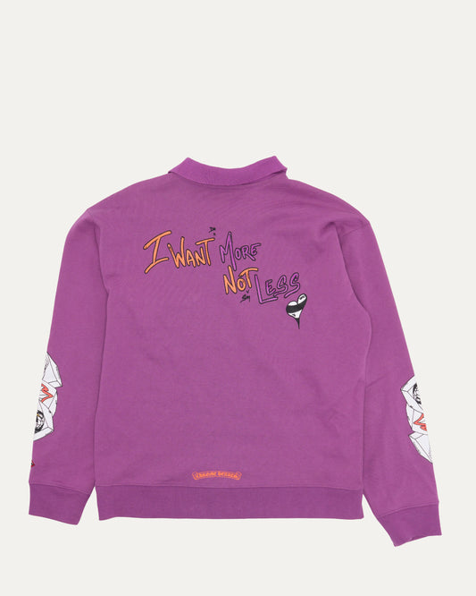 Matty Boy I Want More Not Less Collared Sweatshirt