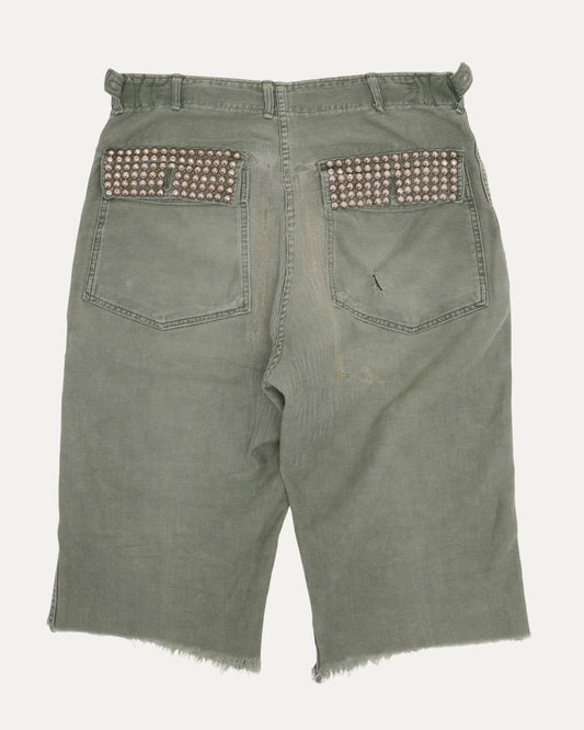 Studded Cut Off OG-107 Fatigue Shorts