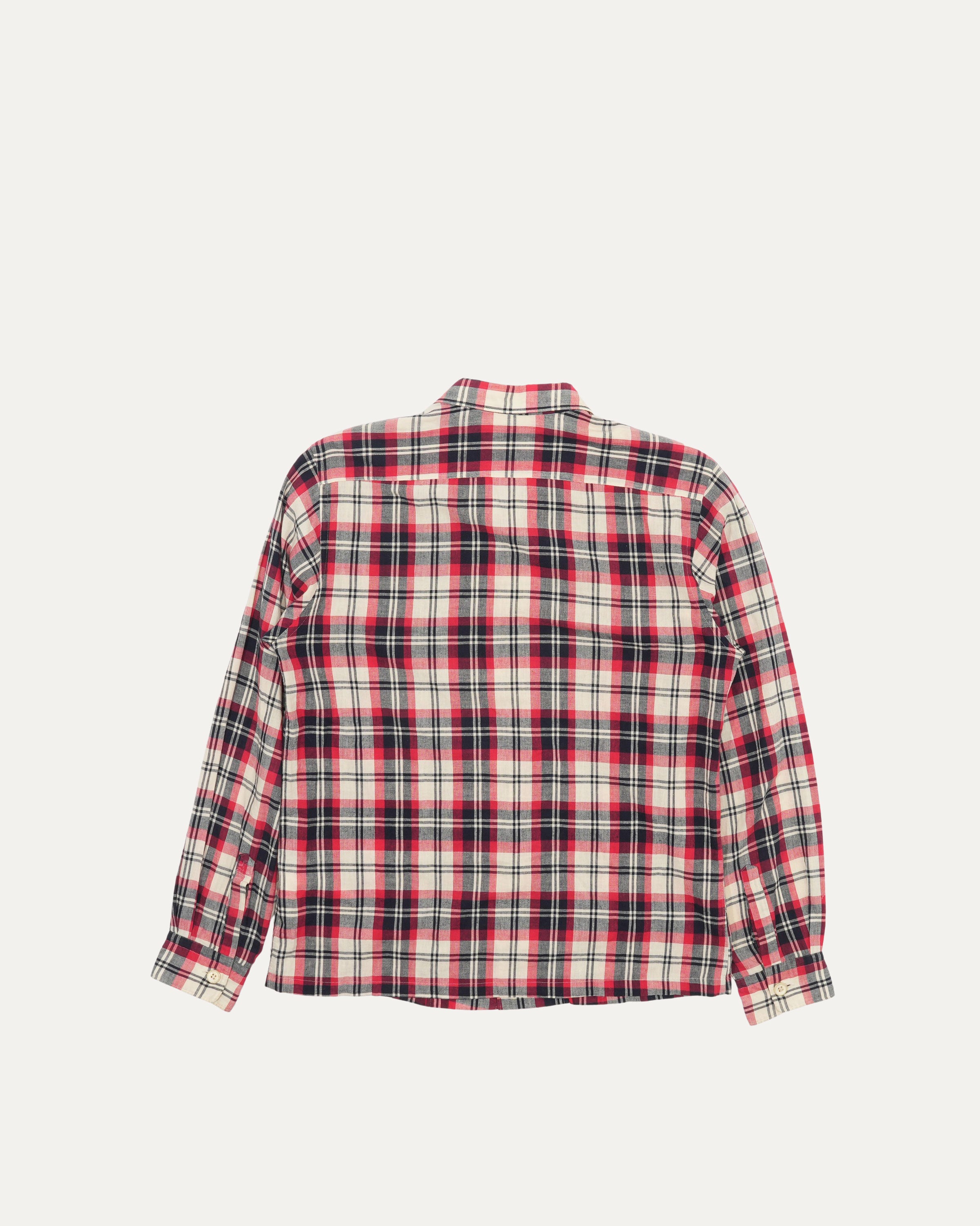 Homme Plus Painted Graphic Flannel Shirt