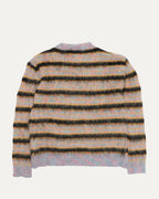 Striped Fuzzy Wuzzy Mohair Sweater