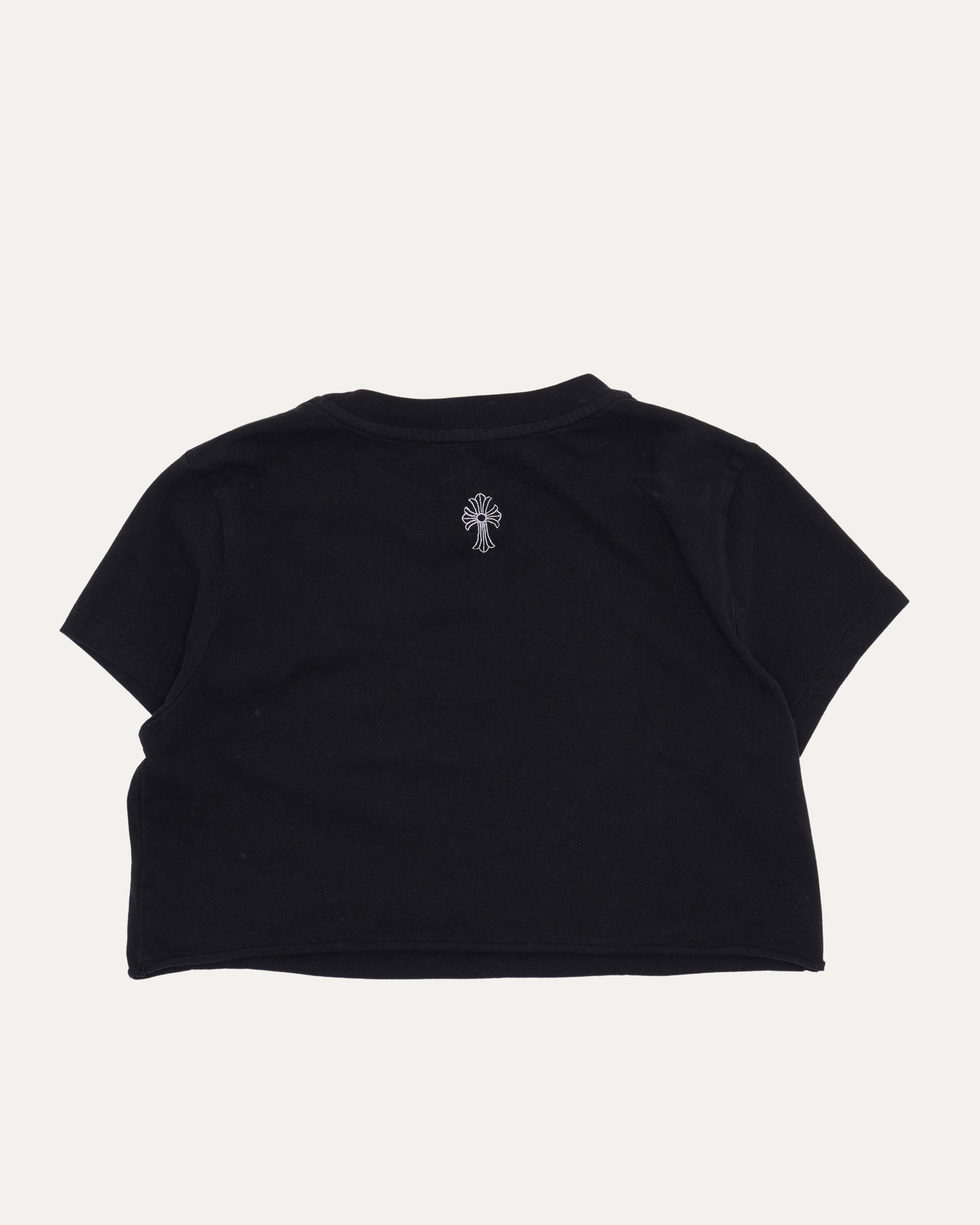 Eyechart Embroidered Cropped T-Shirt