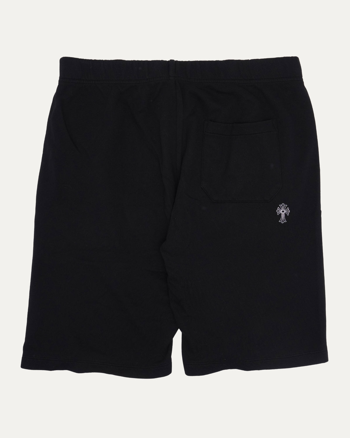 Embroidered Vertical Sweat Shorts