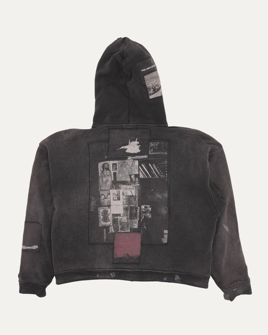 God With a Revolver Assemblage Zip Hoodie