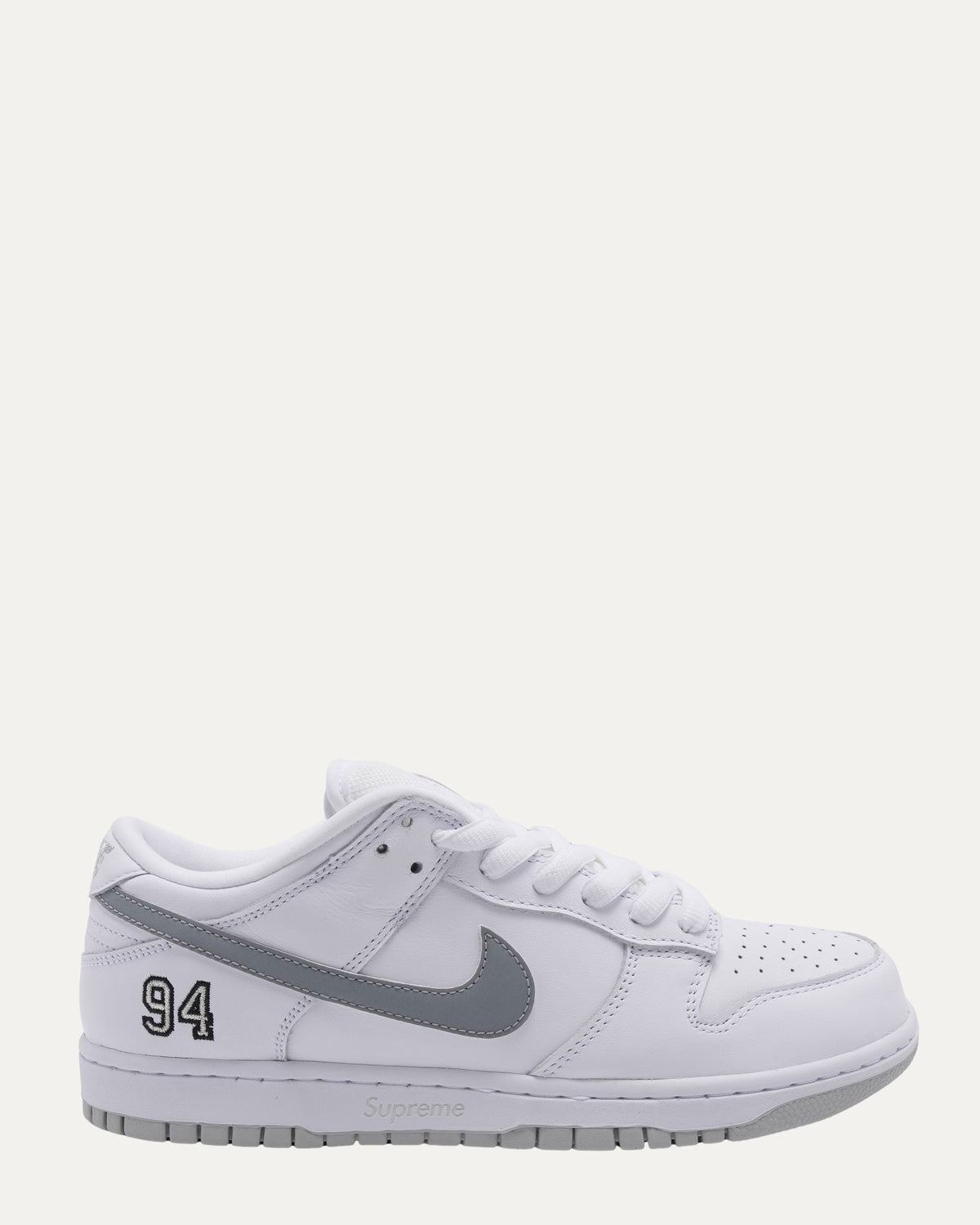 Nike Dunk Low SB 'White Metallic Silver'