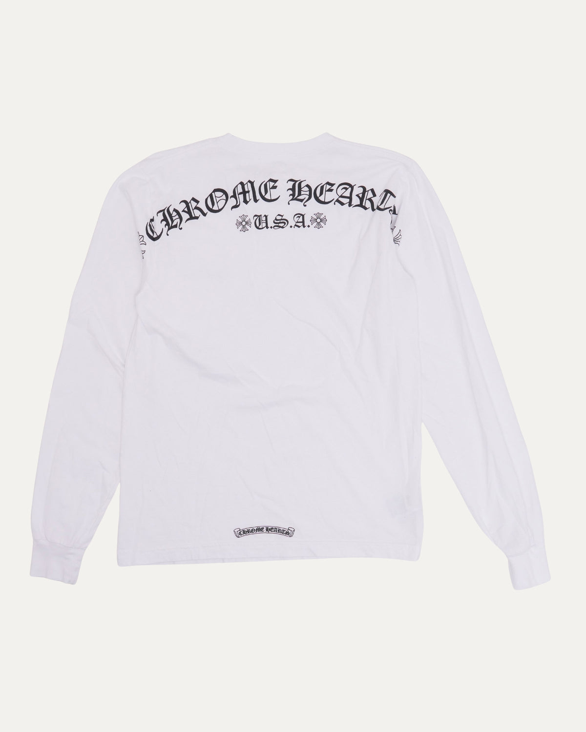 Scroll Logo Long Sleeve Pocket T-Shirt