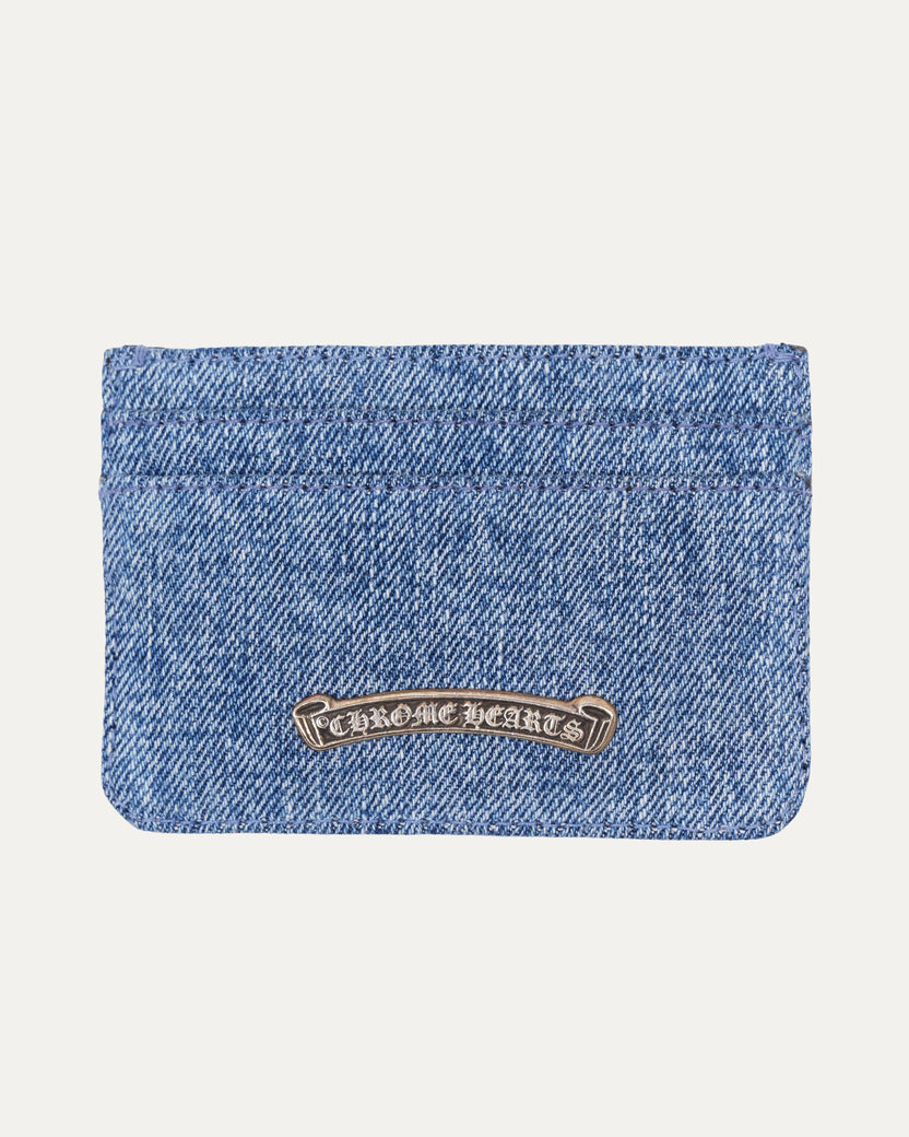 Cross Patch Denim Cardholder