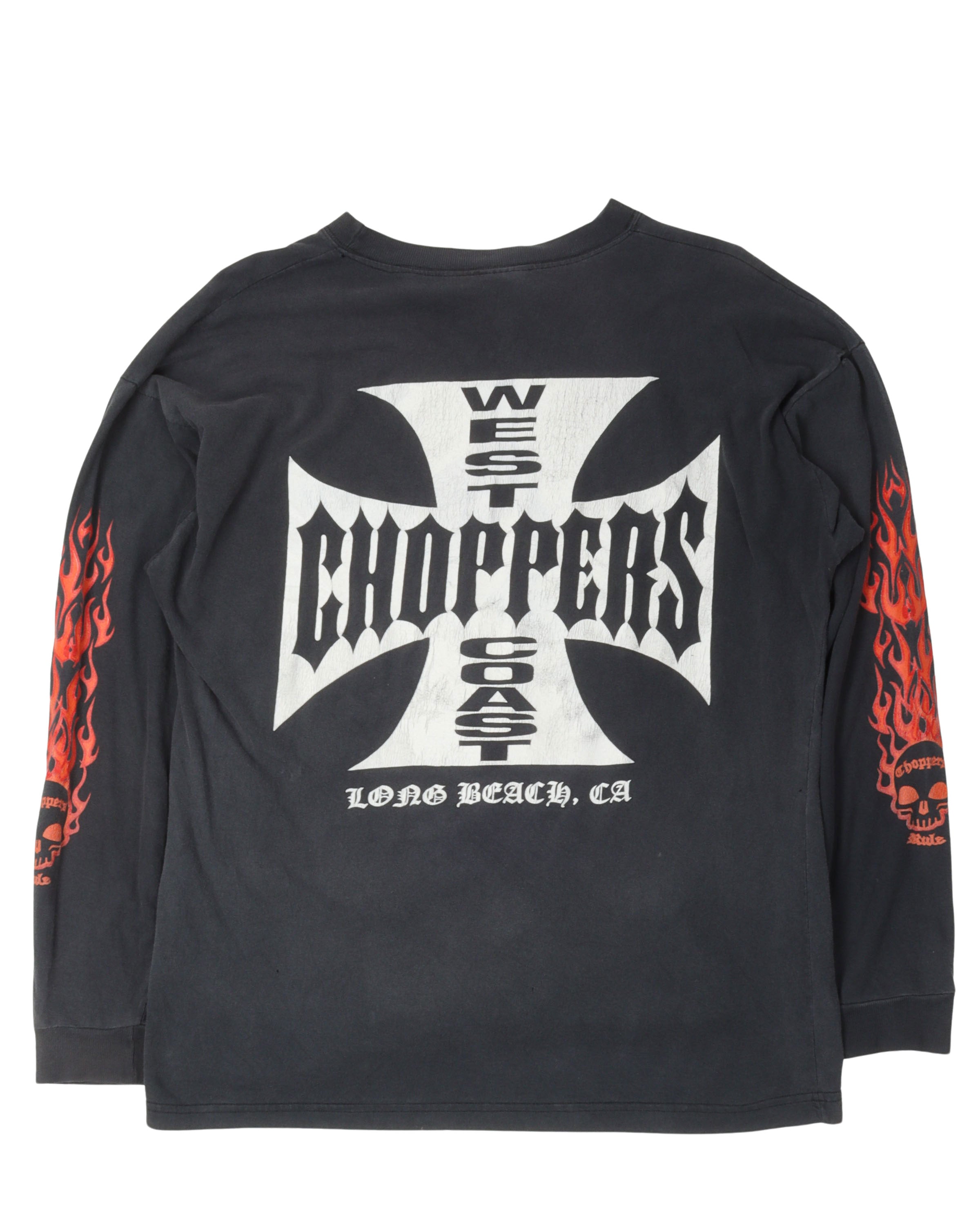 West Coast Choppers Logo Long Sleeve T-Shirt