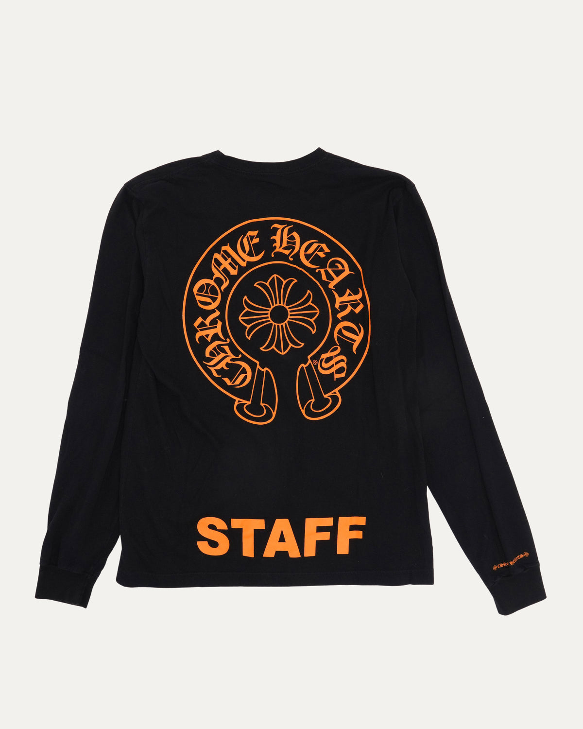 Staff Horseshoe Logo Long Sleeve Pocket T-Shirt