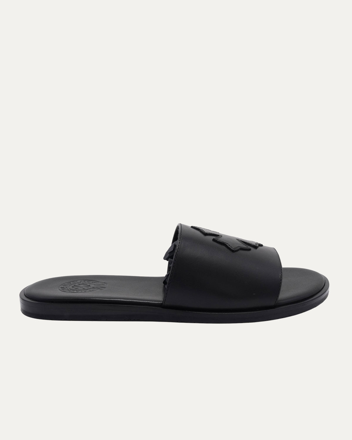 Cross Patch Leather Sandals