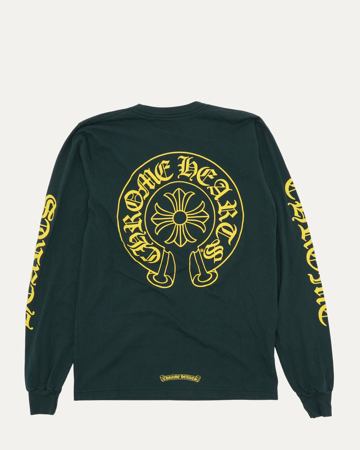 Horseshoe Logo Plus Cross Pocket Long Sleeve T-Shirt