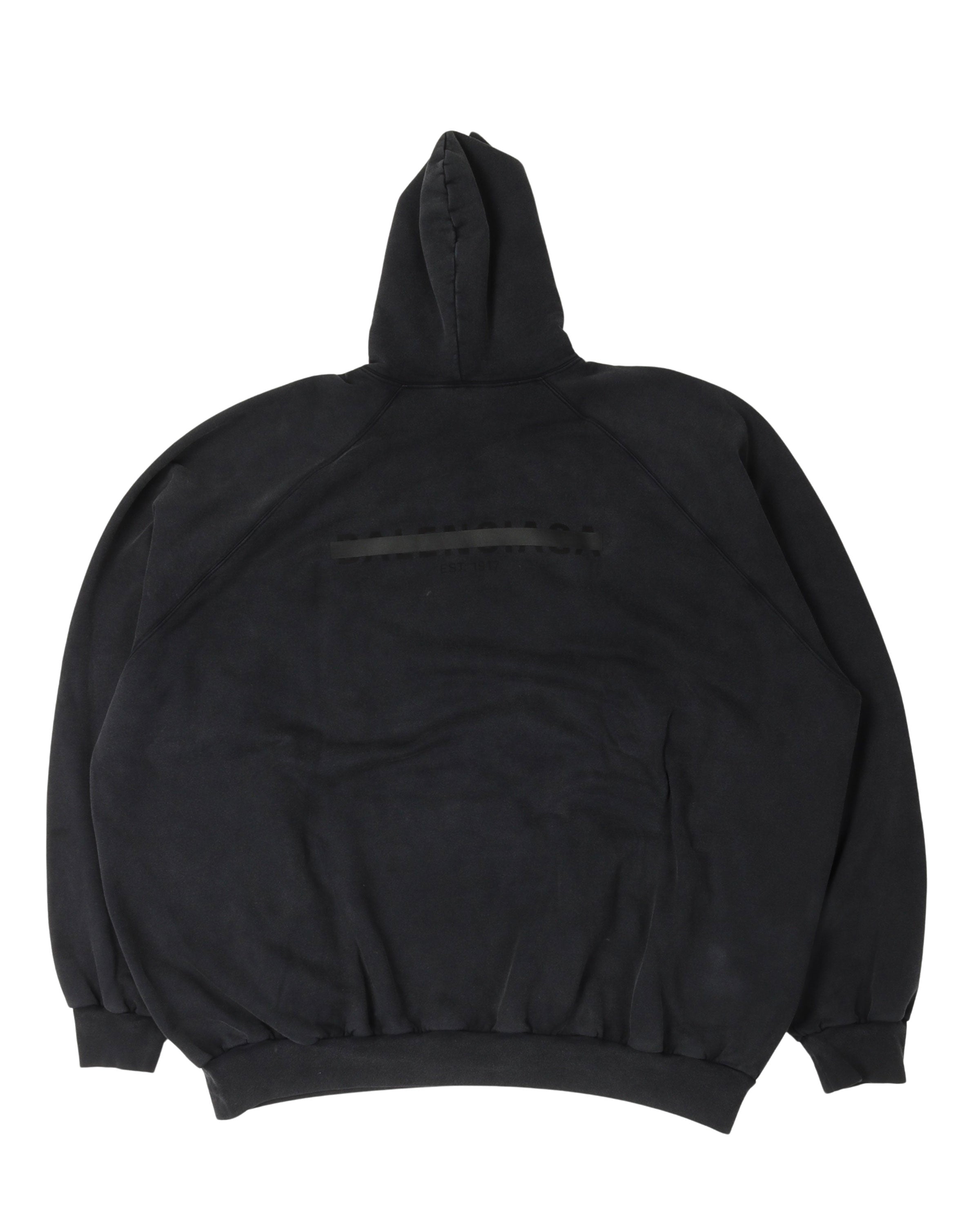 Strikethrough Logo Hoodie