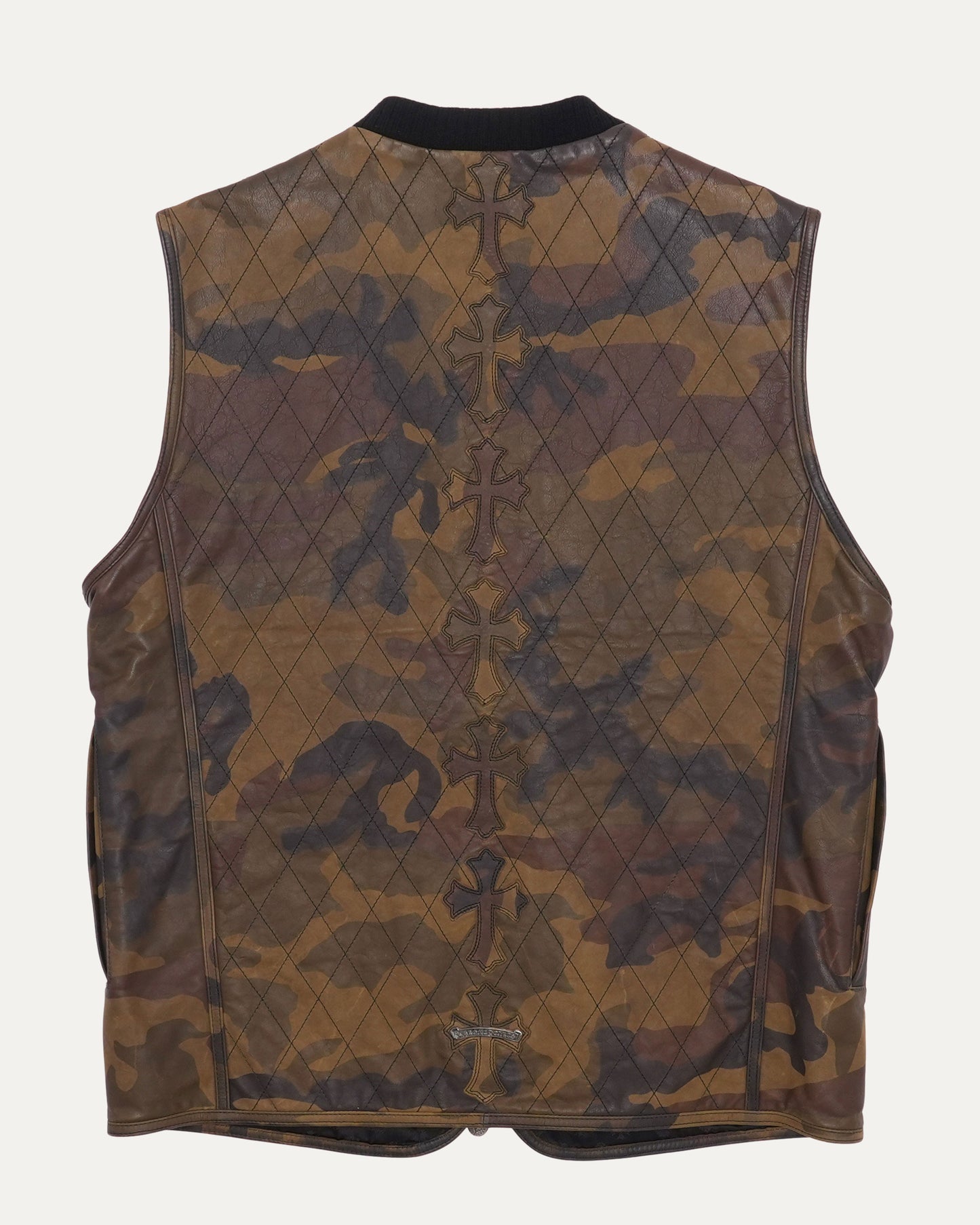 Leather Quilted Vest